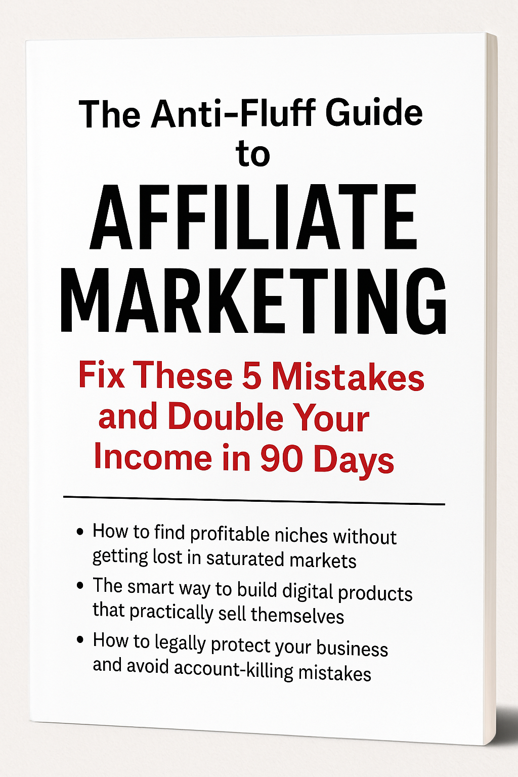 The Anti-Fluff Guide to Affiliate Marketing: Fix These 5 Mistakes and Double Your Income in 90 Days